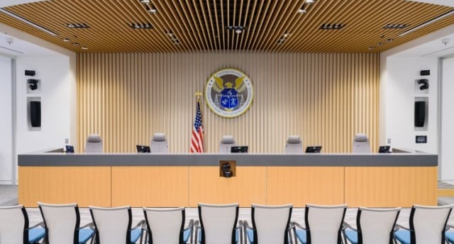 FCC commission meeting room