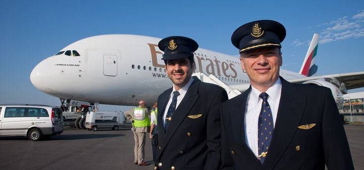 Pilotos de emirates sueldo