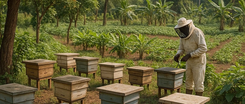 ferme amenope permaculture togo apiculture