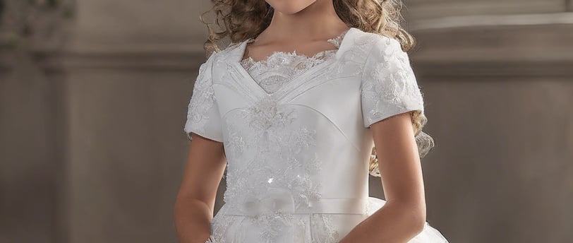 La elección de los vestidos de primera comunión o trajes para la comunión de un niño o niña es cruci