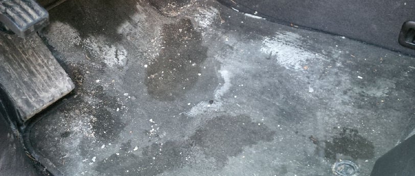 Mobile Car detailing Salt Stain Interior Deep Clean