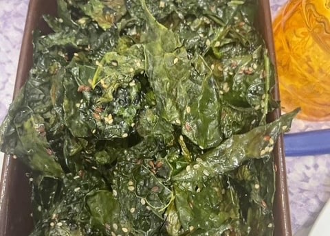 chips di cavolo nero al forno