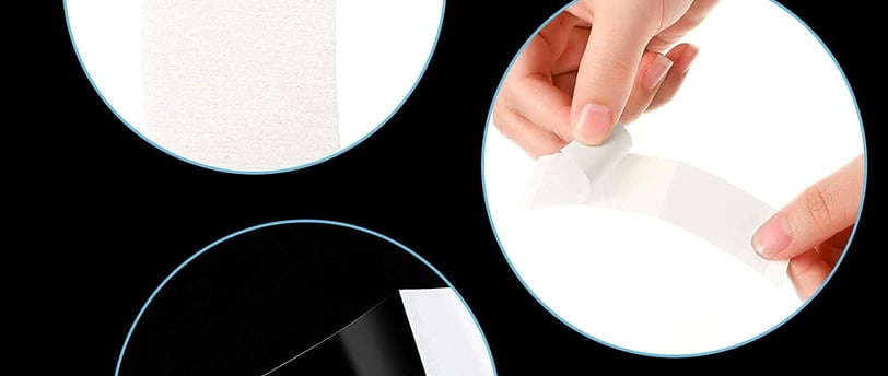 Shine less contour shapes hair wig tape