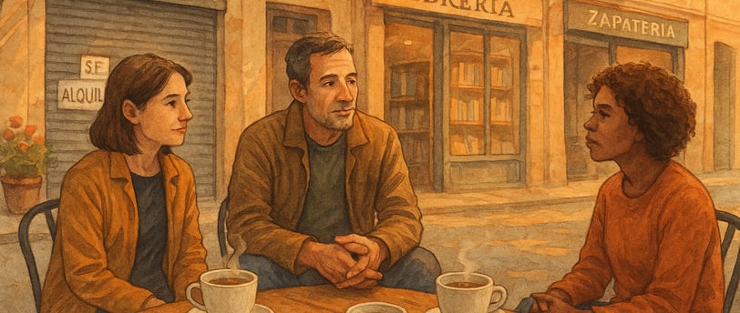 pausa por el comercio local