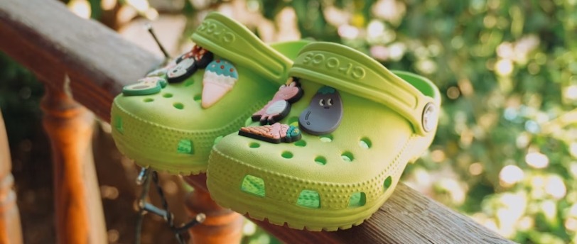 Footwear with Popular Crocs Charms