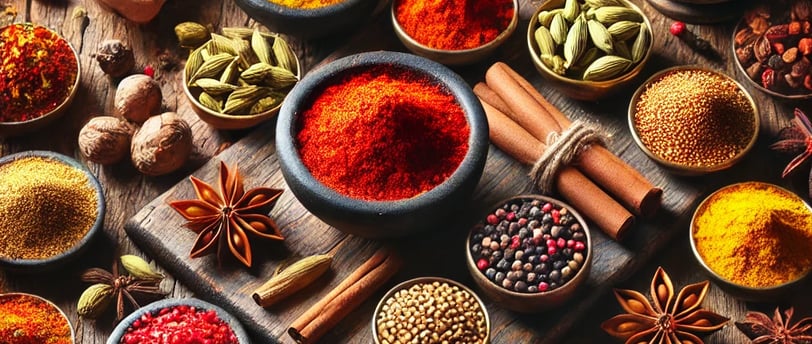 spices grown in mountain, hills and plains of Nepal