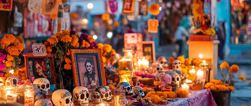 Day of the Dead image in Mexico