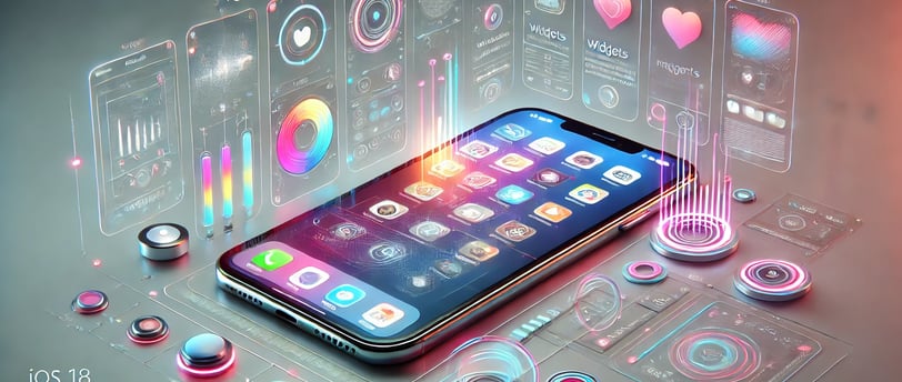 a smartphone phone with a phone screen displaying a display of various icons