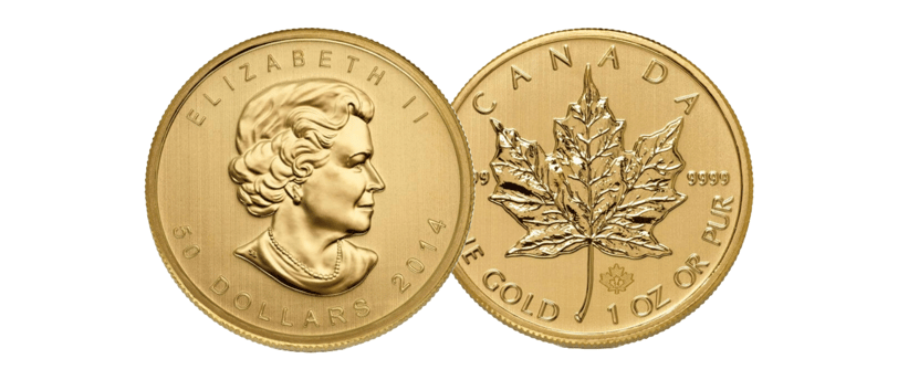 canadian maple leaf gold coin