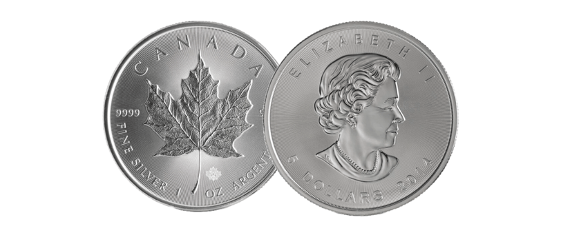 canadian silver maple leaf coin