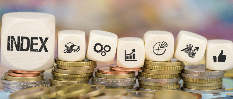 block symbols for investing and index funds