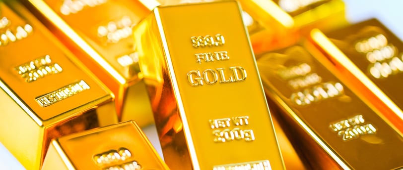 shiny gold bullion 200g bars