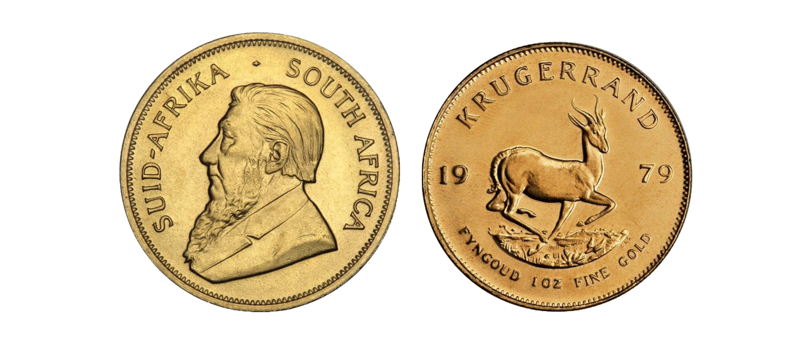 south african krugerrand gold coin