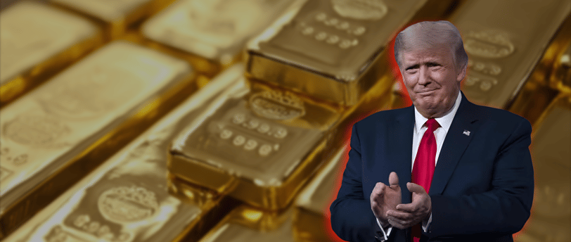 trump and gold