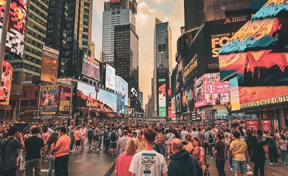 A very crowded market with too many businesses