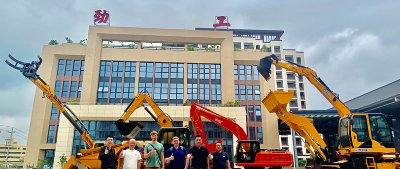 a group of people standing in front of a building