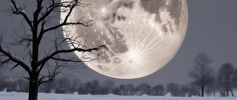 Snow moon full moon February 12