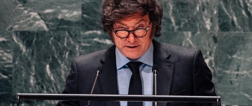 Presidente da Argentina Javier Milei.