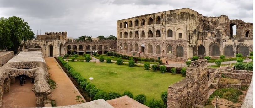 Golkonda fort, hyderabad historical place