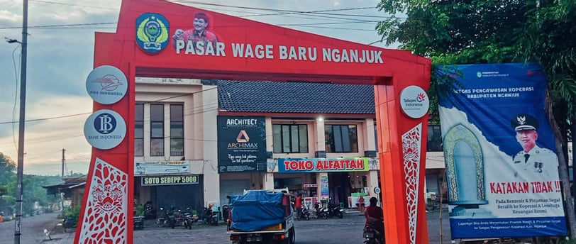 Pasar Wage Baru Kabupaten Nganjuk