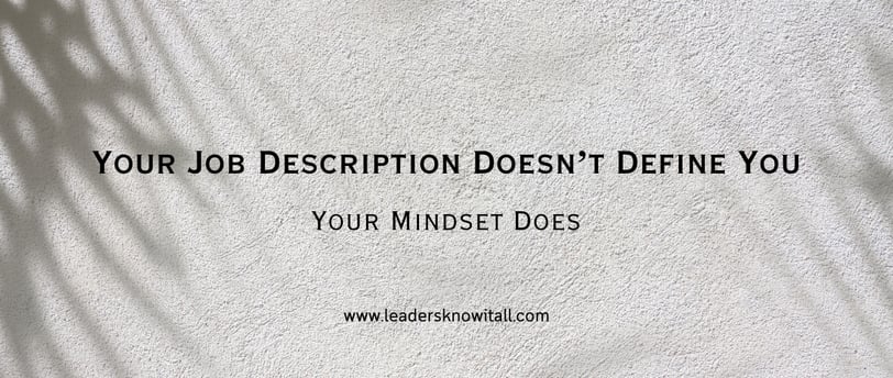 going beyond your job description