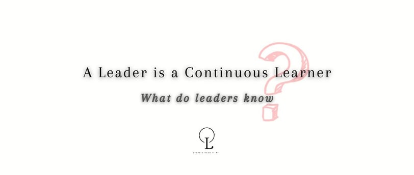 know it all leader