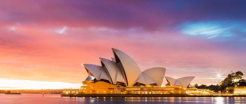 The sydney opera house