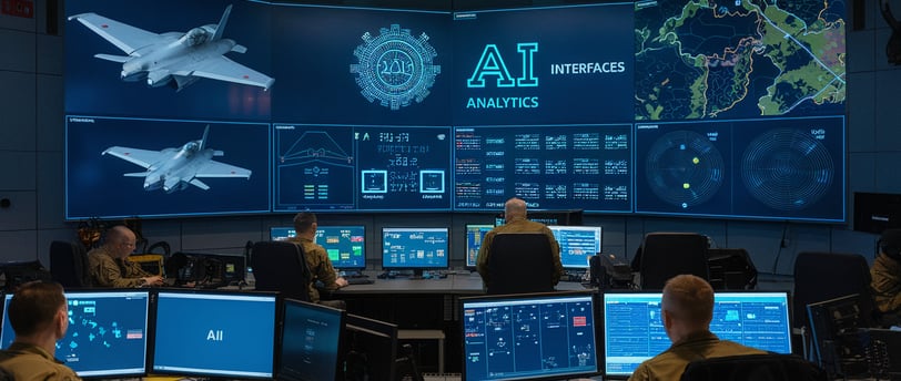 a group of people sitting at computers in a room