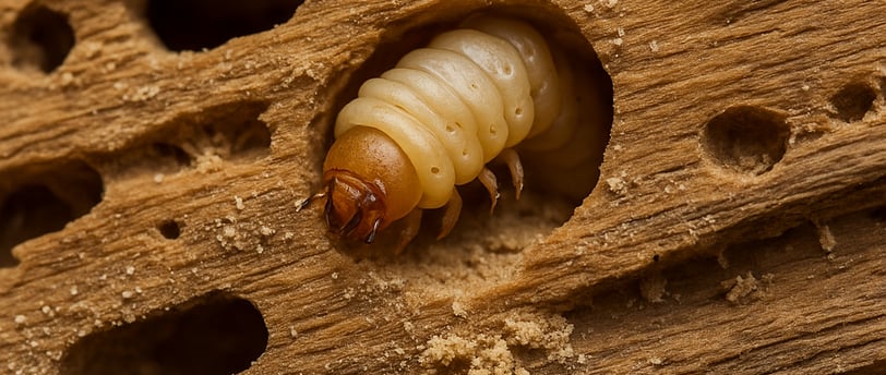 Capricorne des maison un des insectes les plus déstructeurs