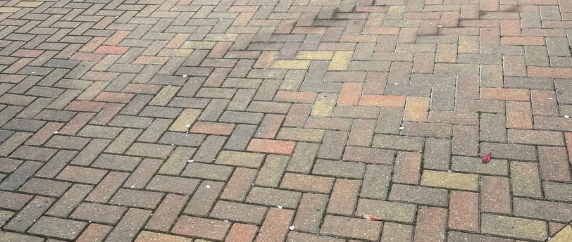 block paving oil stain