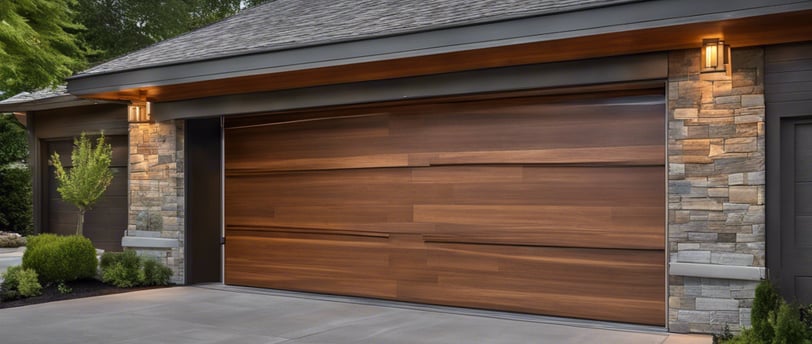 wood garage door
