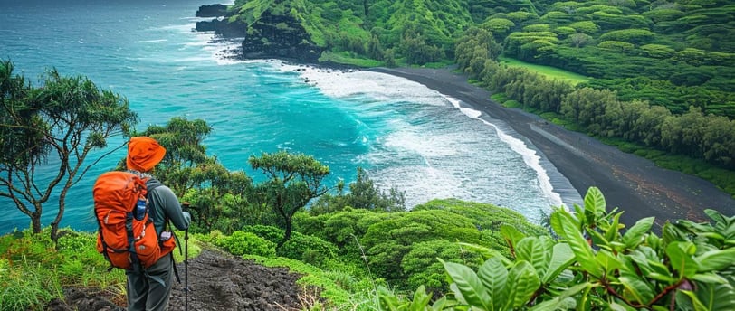 Randonnée à Big Island à Hawaii