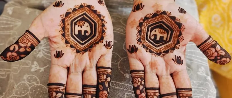 Simple mehndi designs for beginners