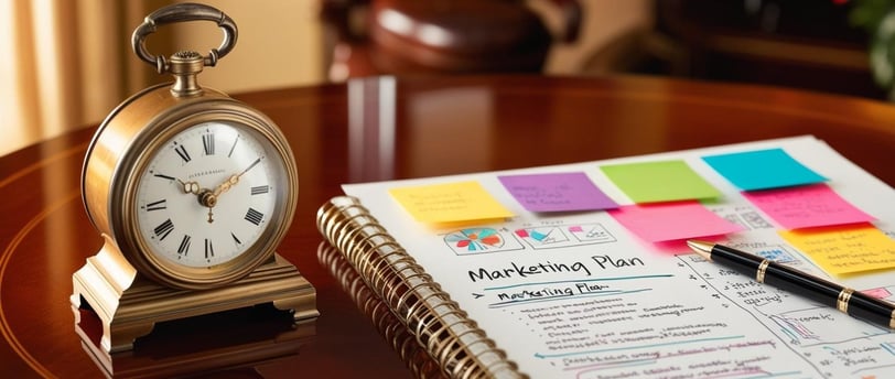 clock-with-a-marketing-plan