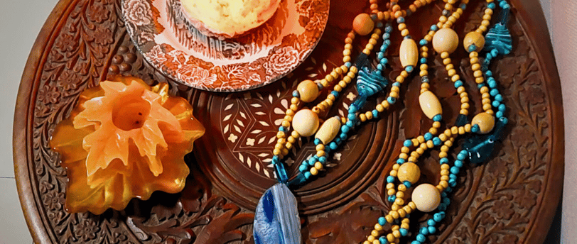 colar decorativo de mesa