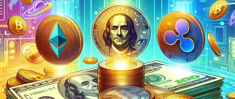 criptomoedas comparado ao dollar