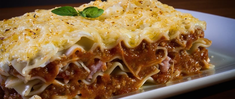 lasaña de carne picada