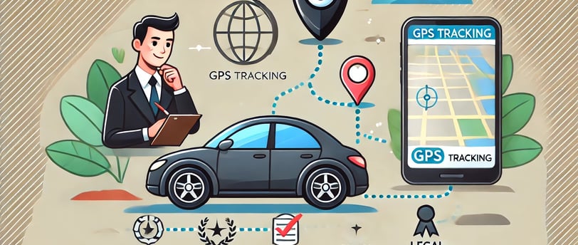 a man in a suit and tie doing gps analysis 