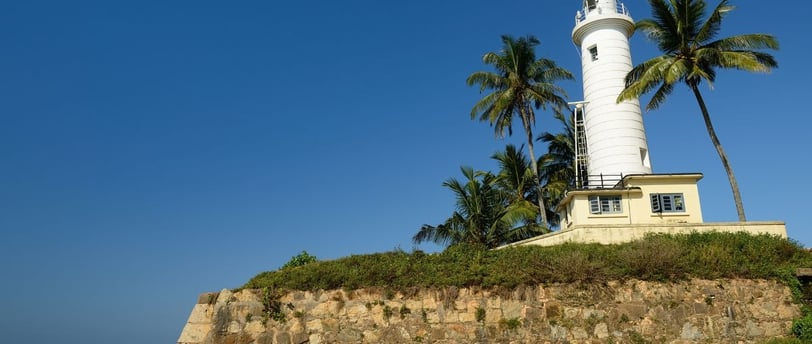 Vista do Forte em Colombo, Sri Lanka.