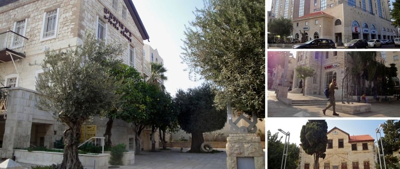 Fotos da cidade antiga em Haifa.