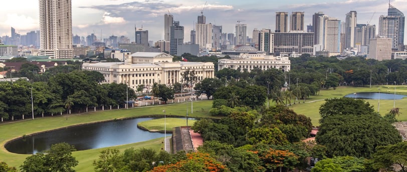 vista panorâmica da cidade de manila nas filipinas