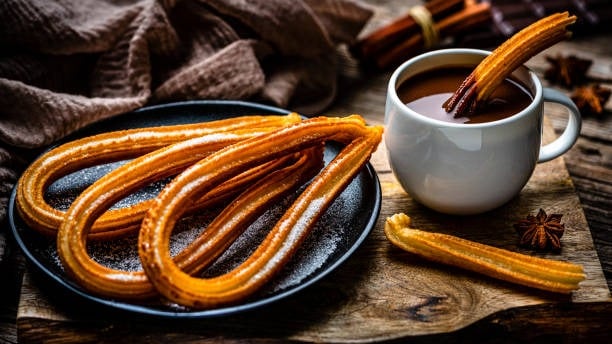 churros con chocolate