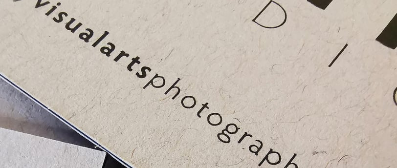 a close up of a business card with a business card