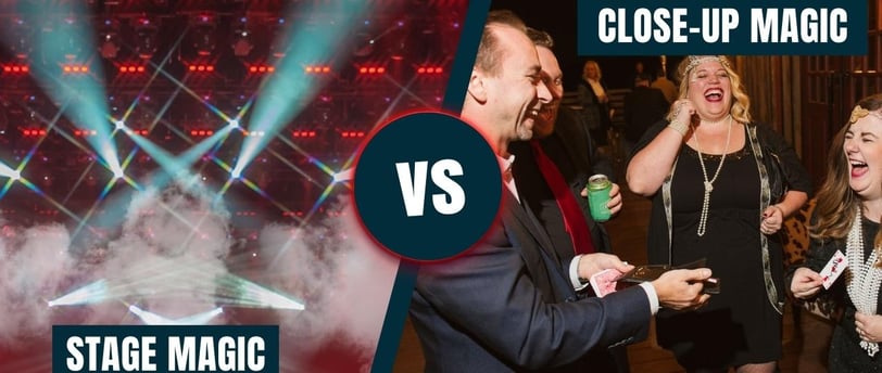 magie de scène vs close-up