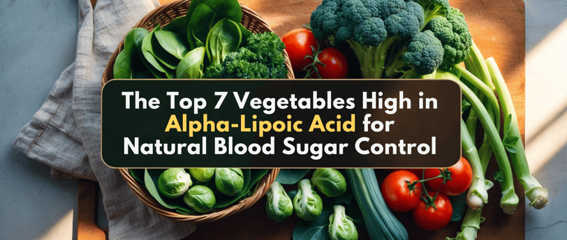 Fresh vegetables like spinach, broccoli, and tomatoes arranged on a rustic table.