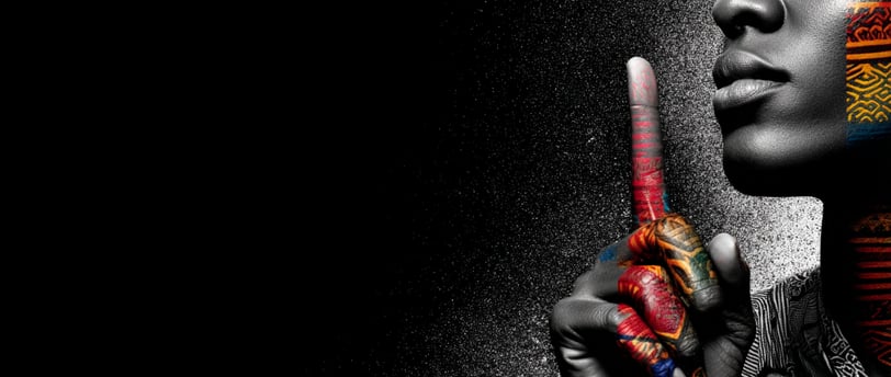 a woman with a painted face and painted face