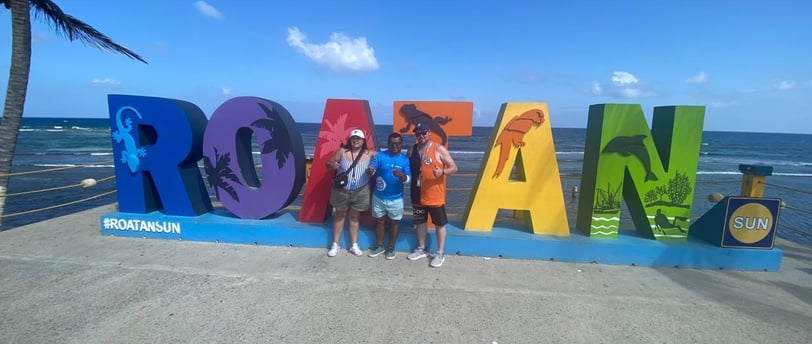 city tour and beach break Roatan