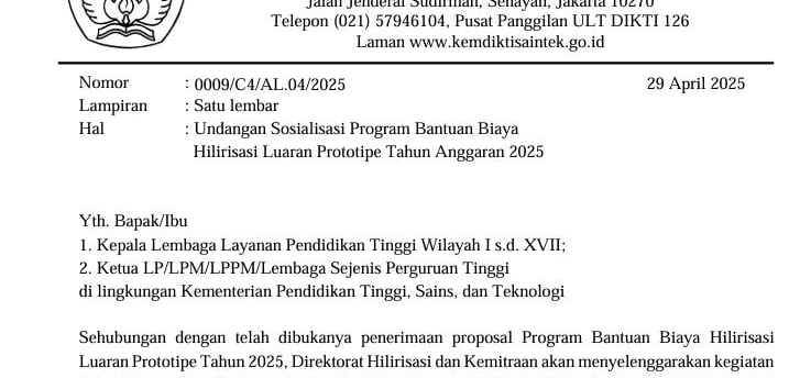 Bantuan Biaya Hirilisasi 