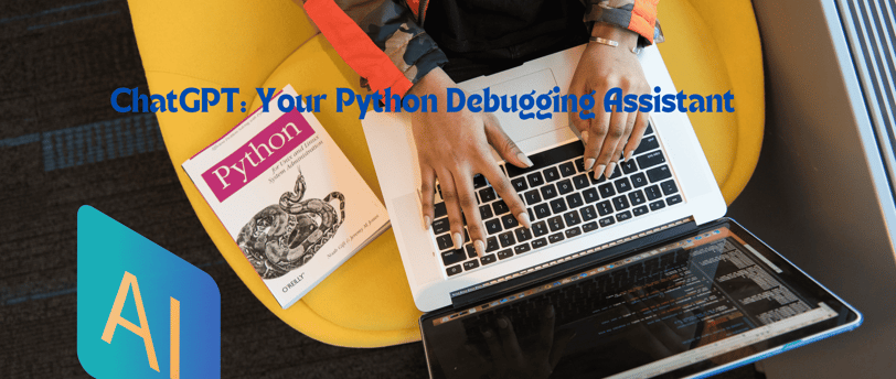 a person sitting on a yellow chair and doing Python coding with a laptop 