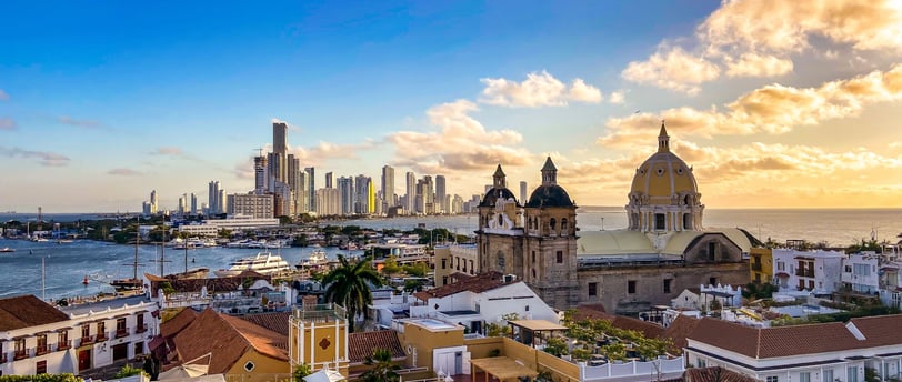 Vista panorámica de Cartagena de Indias